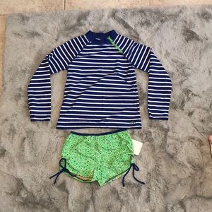 Rashgaurd set with cover up dress